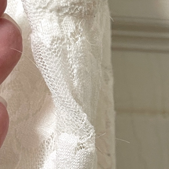 DRESSBARN Ivory Ruffle Tank Blouse Size 18/20 - Picture 8 of 10